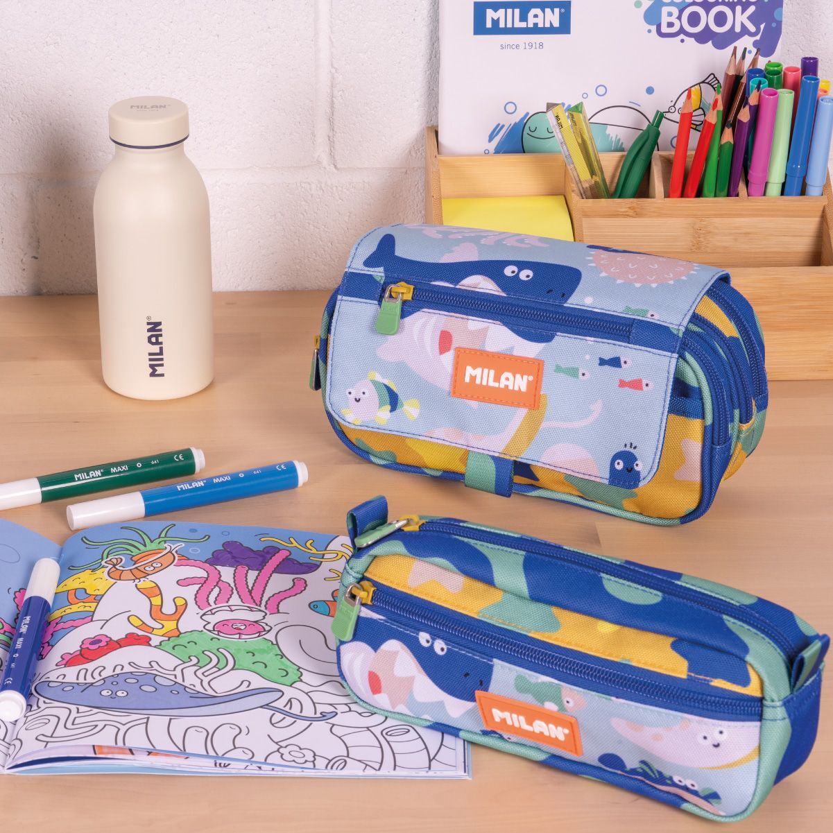 MILAN事務筆袋_海洋同樂會