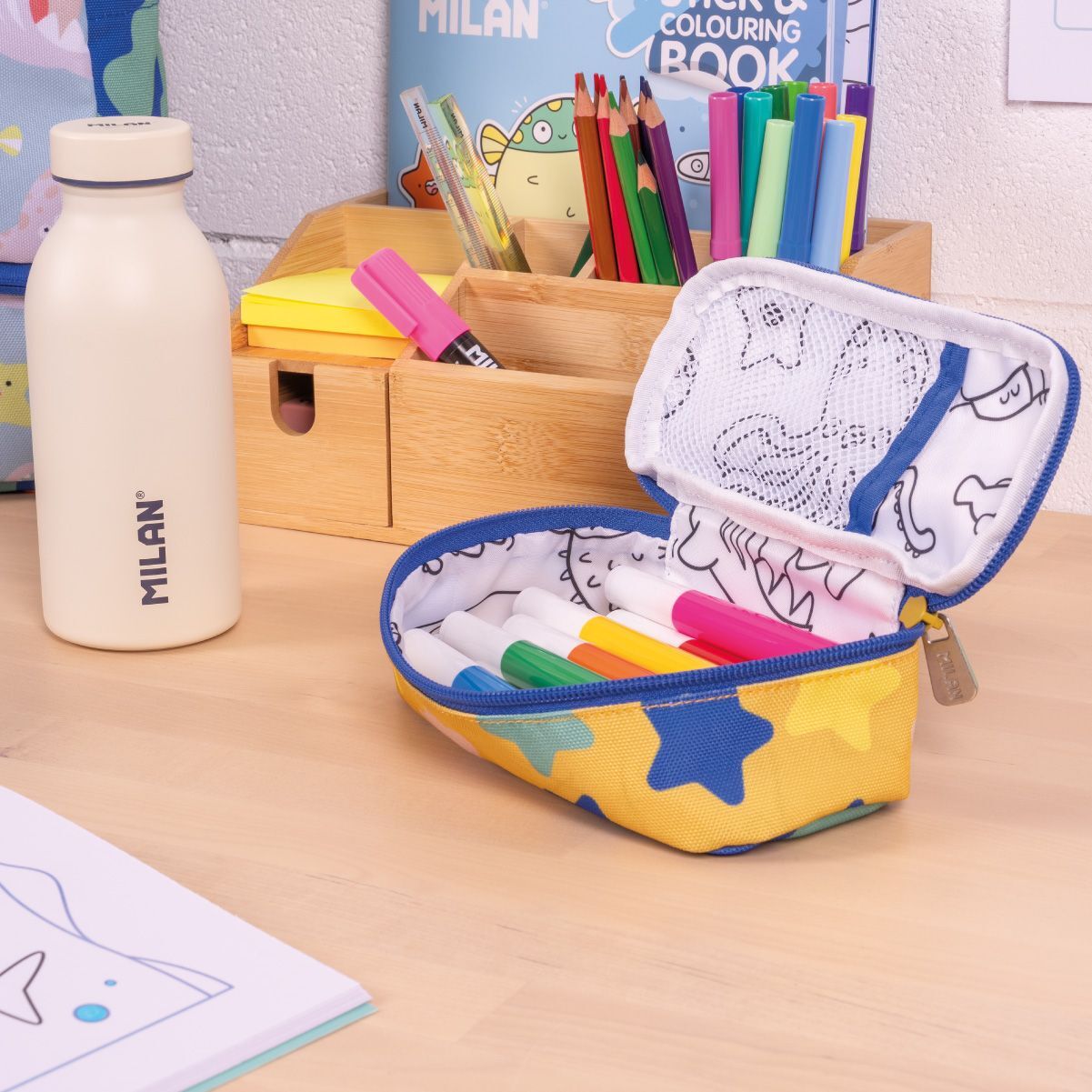 MILAN大容量筆袋_海洋同樂會