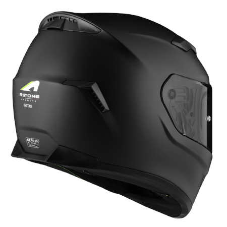 ASTONE GTO6 素色 平黑 全罩 通風 單鏡片 排齒扣 輕量