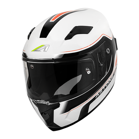 ASTONE GTO6 彩繪 YC3 白色 全罩 通風 單鏡片 排齒扣 輕量