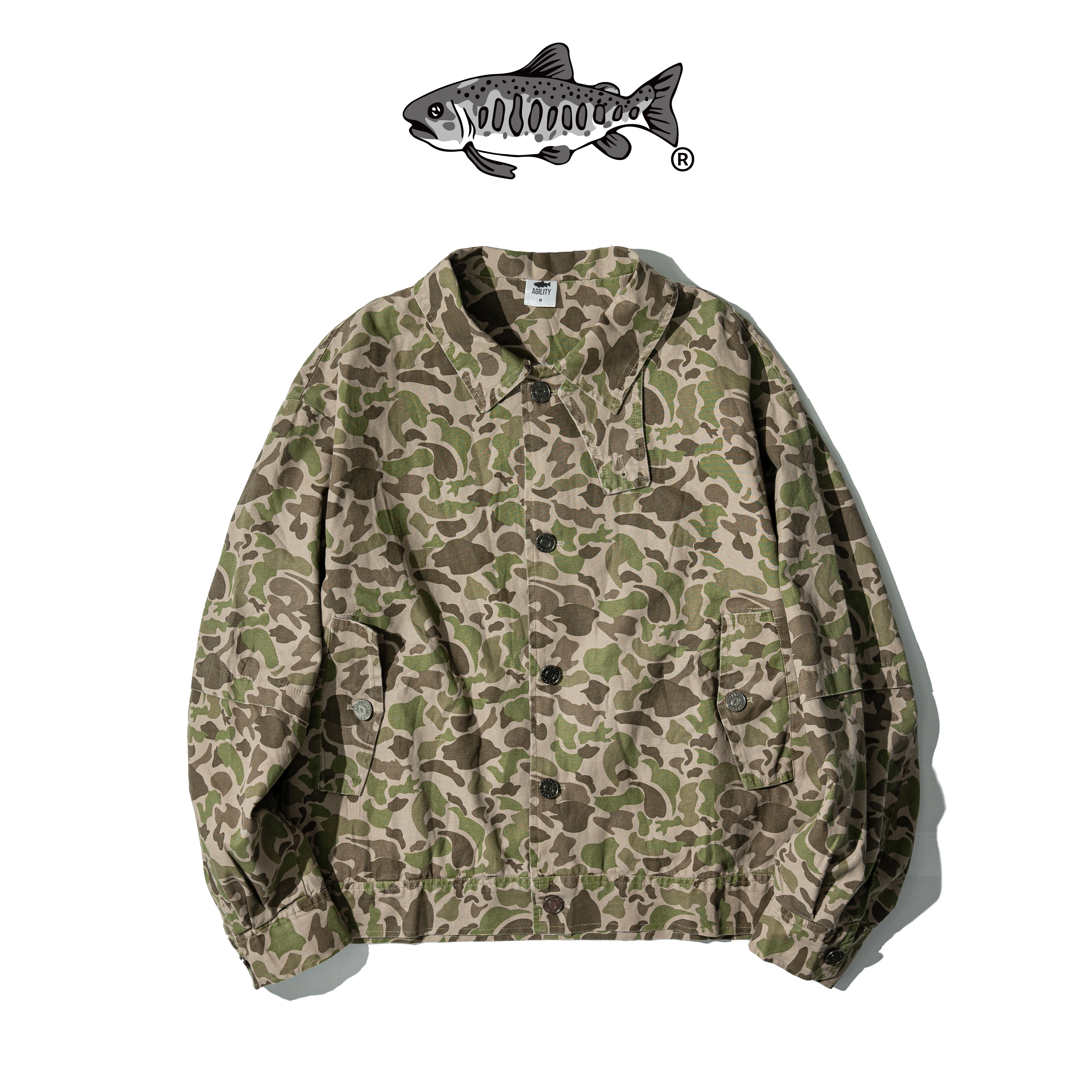 AGILITY Duck Camo Hunter Jacket 寬短 獵鴨迷彩 狩獵外套 [CJ98]