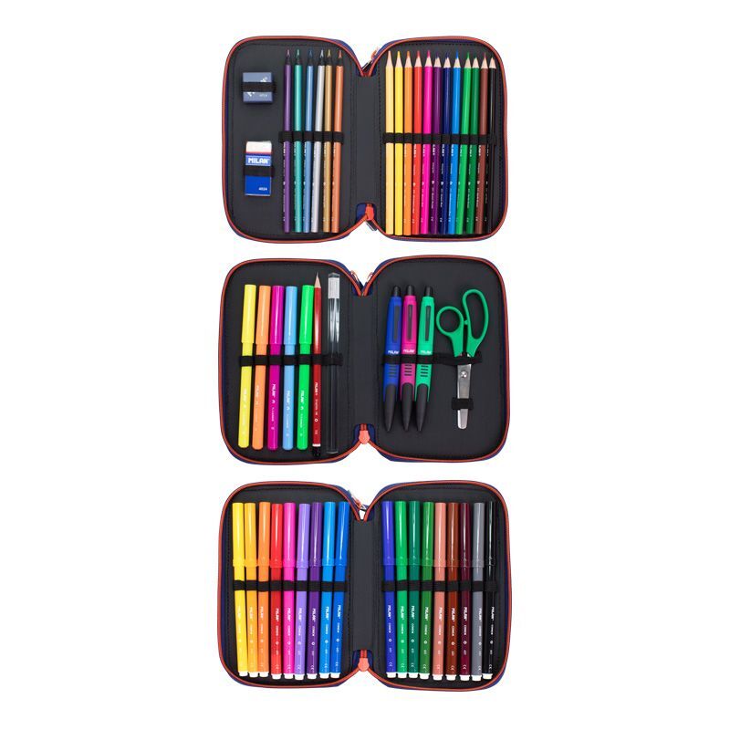 (金屬色鉛筆款)MILAN隨行畫筆袋著走_功夫忍者(3層式)