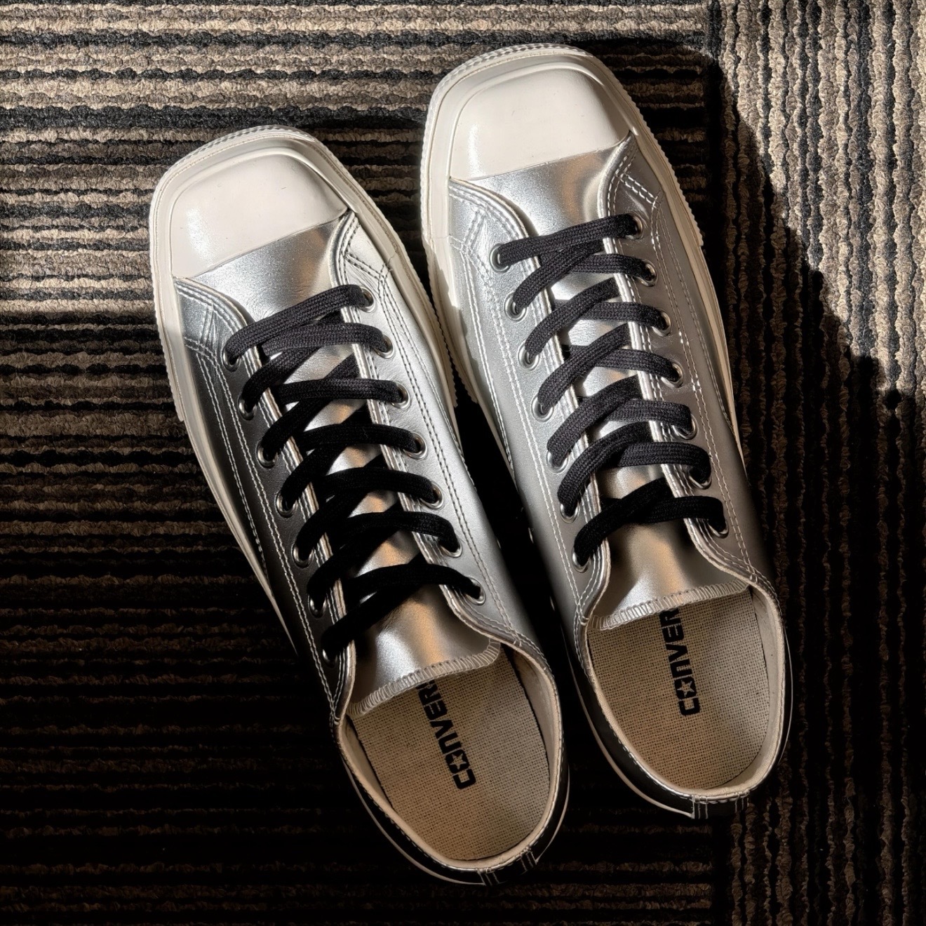 CONVERSE ALL STAR SQUARETOE SV OX 液態銀 方頭 帆布鞋 休閒 日本限定 31315830