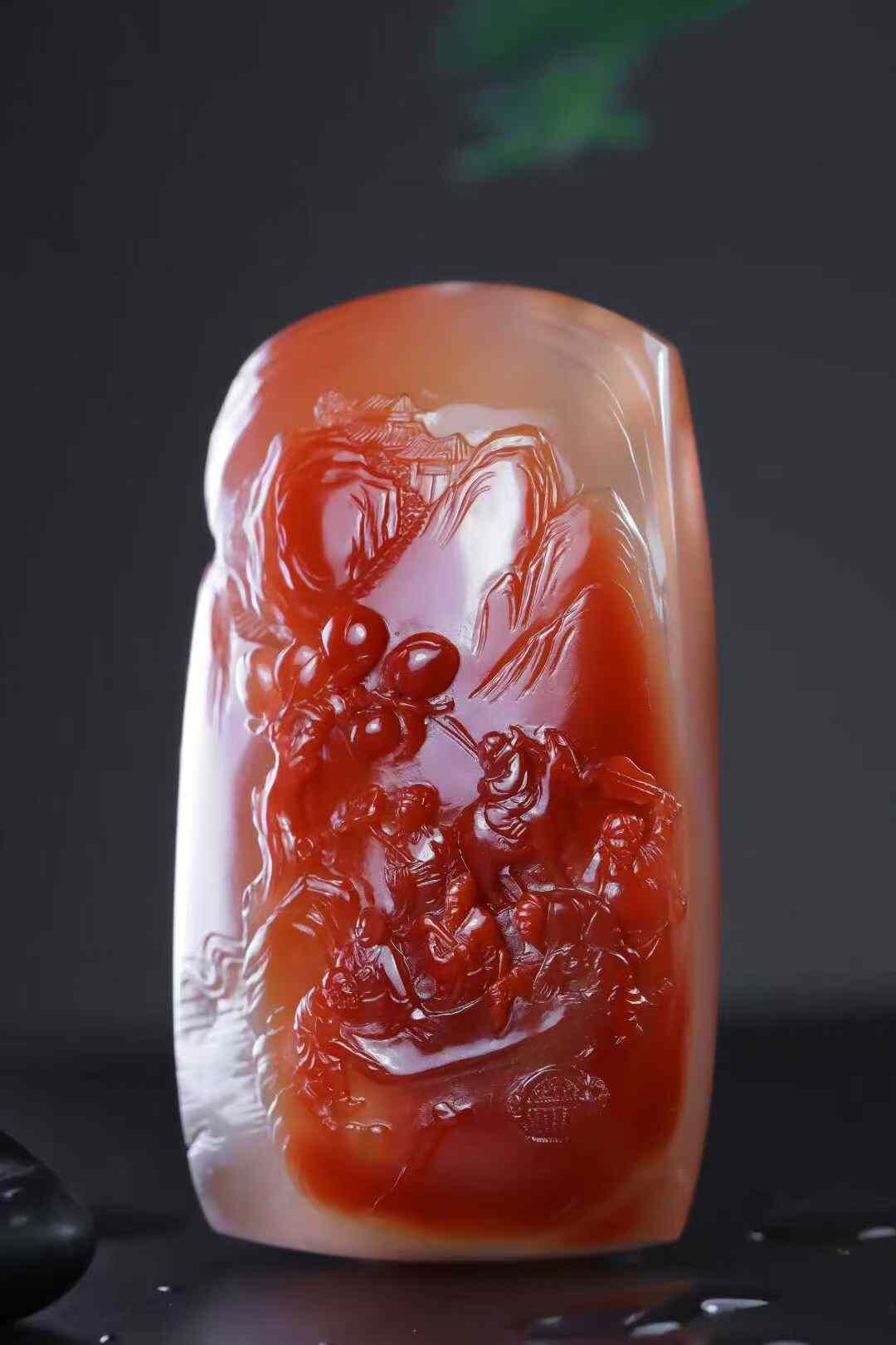 97228 南紅八仙祝壽