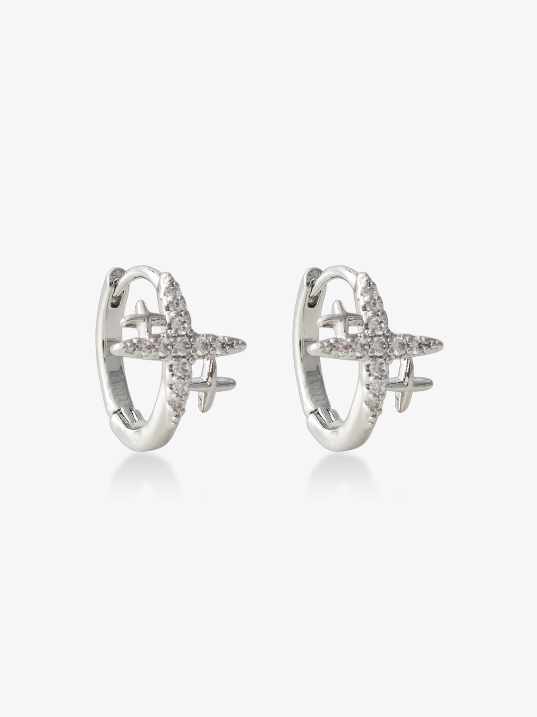 閃耀星芒圈圈耳環