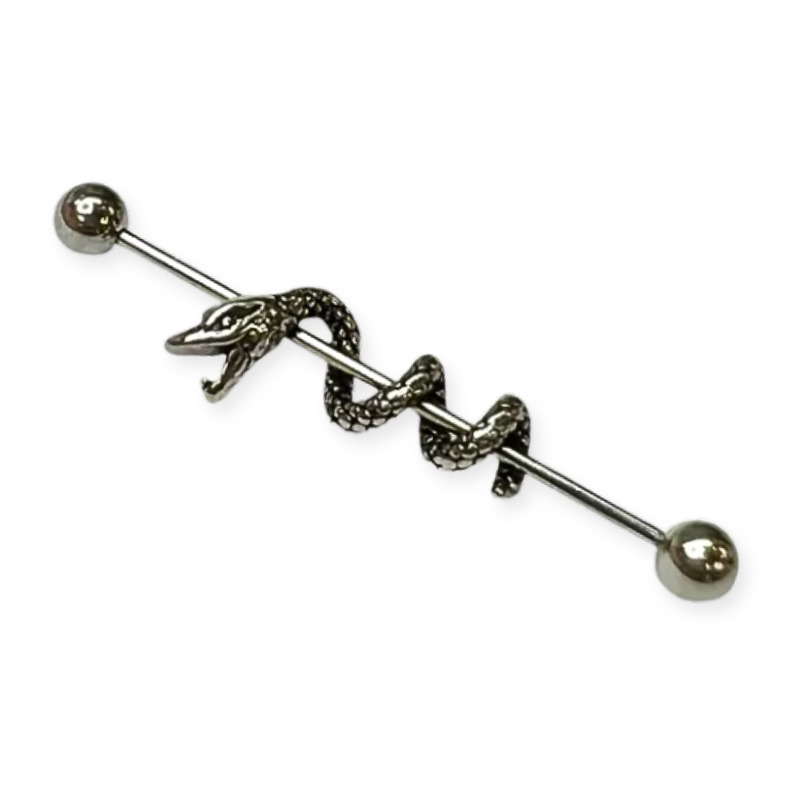 抗敏鋼-工業環(1.2)-張嘴蛇-銀色(單支價)(PPC)