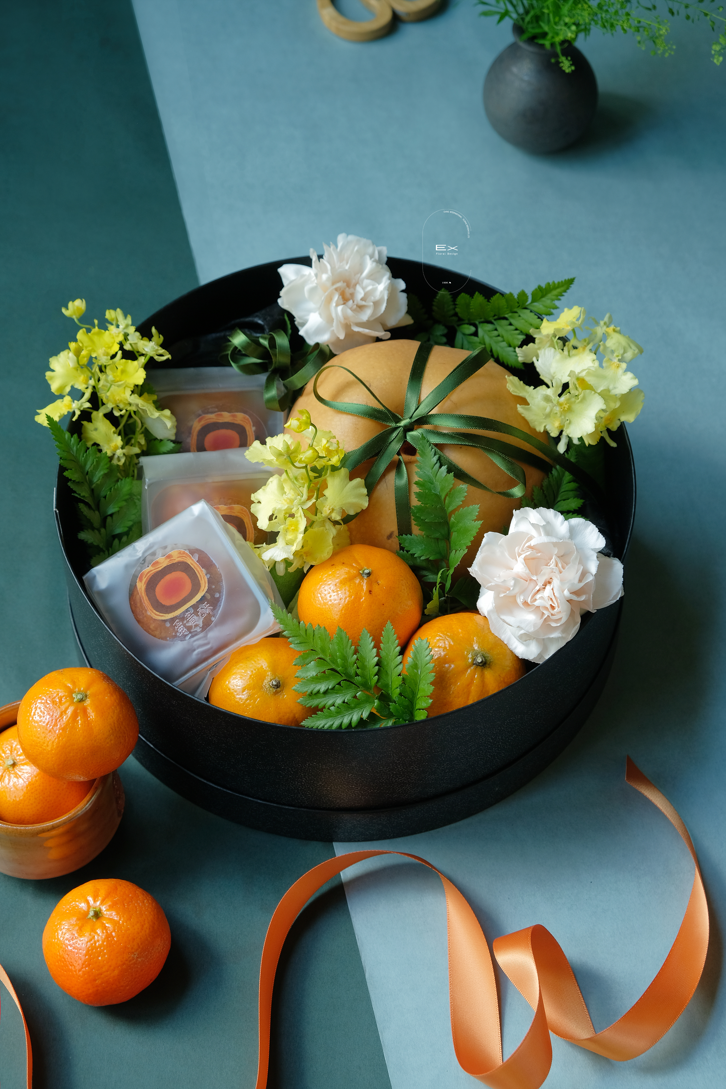 中秋聯名禮盒 EX Floral Design x 函絮洋菓子