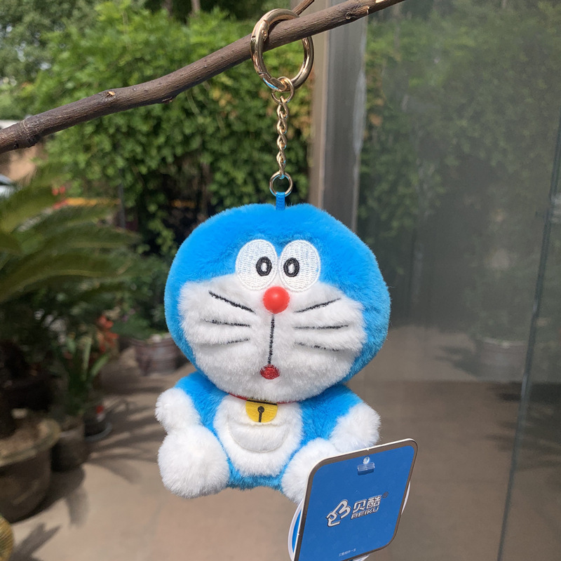 正版多啦A夢毛絨款吊飾