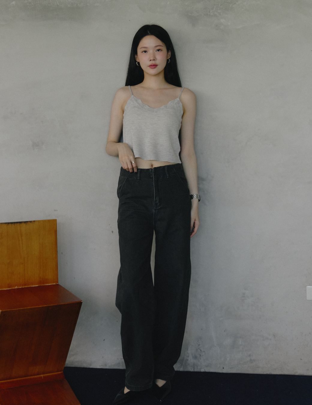 微廓型休閒牛仔長褲（4尺寸）