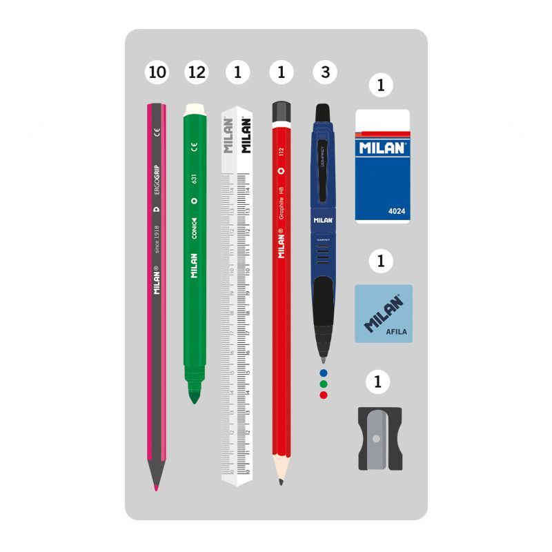 MILAN隨行畫筆袋著走_功夫忍者(4口)