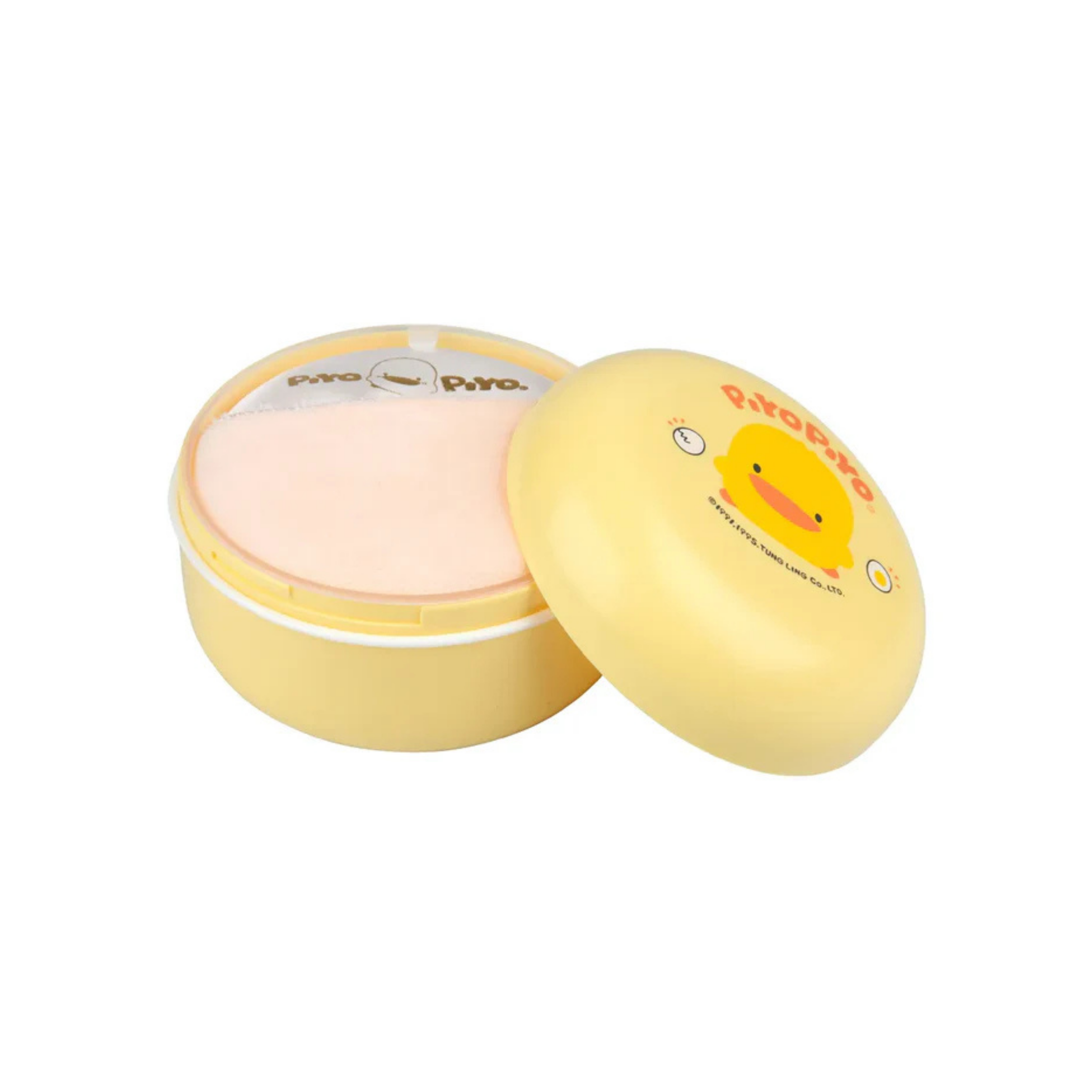 黃色小鴨 痱子粉盒(附粉撲)