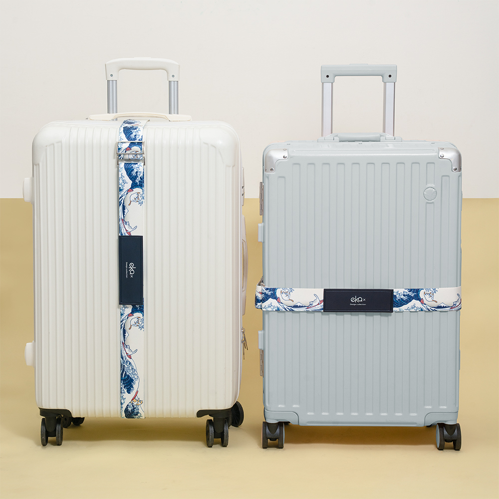 【神奈川沖浪喵】造型行李束帶