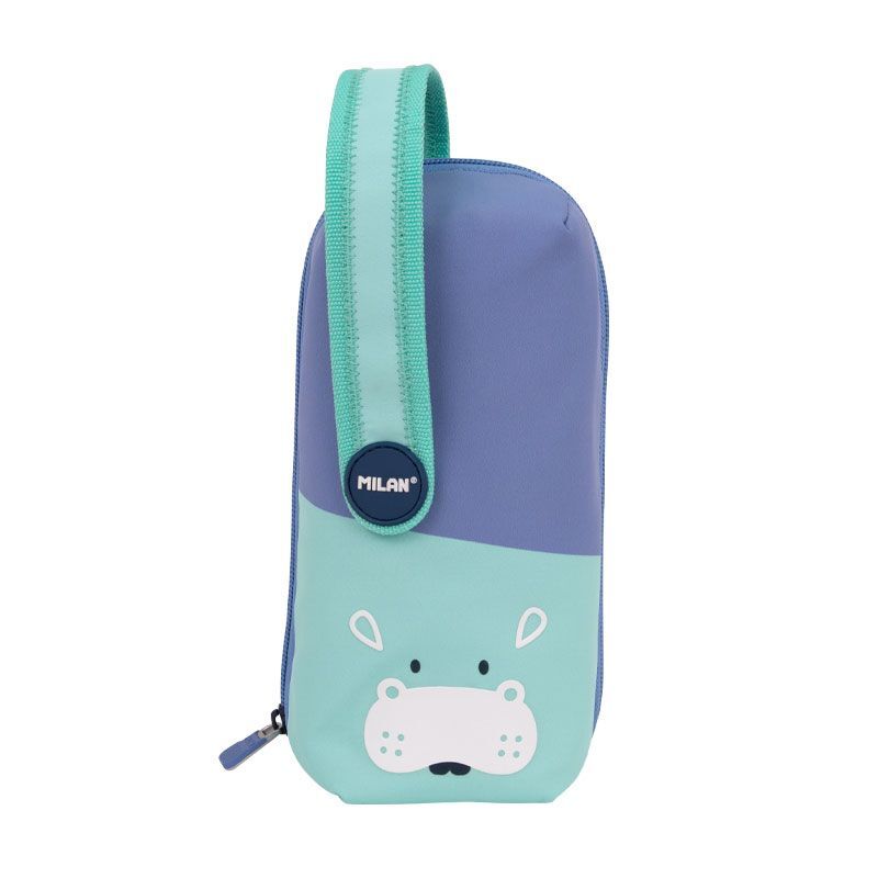 MILAN隨行畫筆袋著走_小動物系列_小河馬(4口)