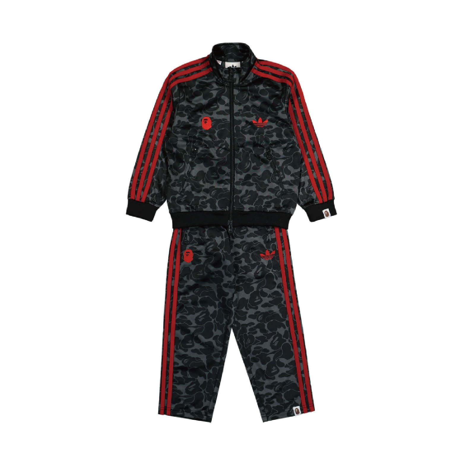 【 adidas x Bape FIREBIRD KIDS TRACKSUIT 聯名運動套裝 - 兒童款 】