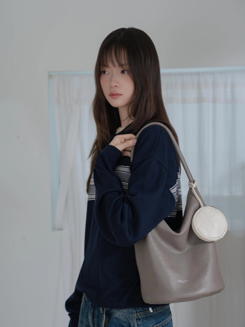 【 4/19收單 】｜Bucks & Leather Tube Bag 真皮圓筒水桶包