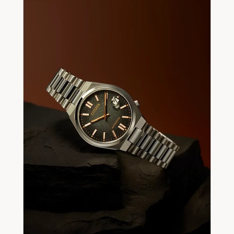 行貨 Citizen 星辰 Tsuyosa NJ0200-50E 37mm “Time Slip” with Smoked Black Dial Limited Automatic Tsuyosa NJ0200-50E 煙燻黑錶盤 限量版 自動腕錶