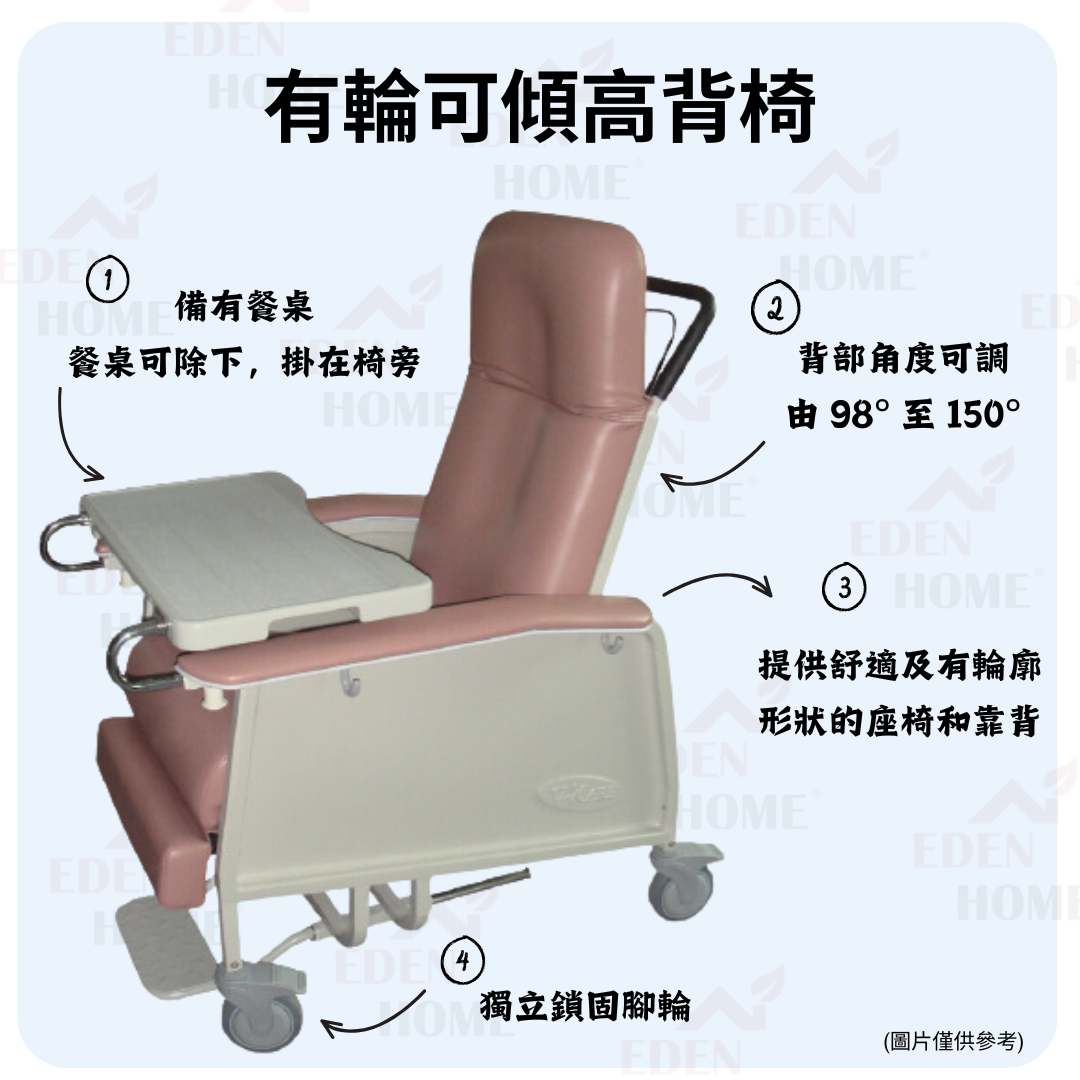【月租】有輪可傾高背椅