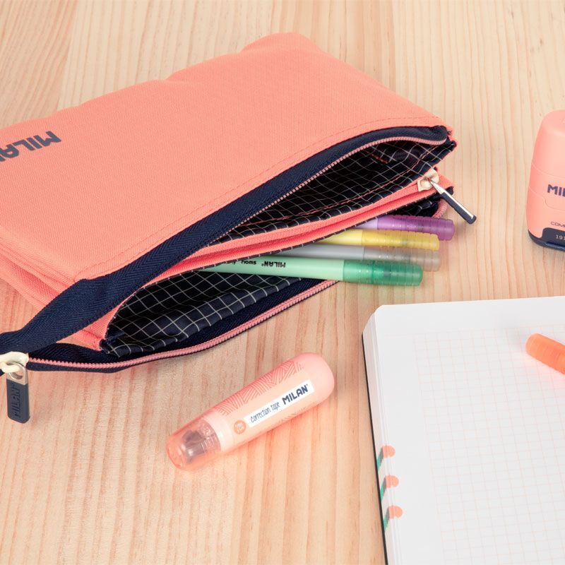 MILAN萬用袋_1918系列_珊瑚粉(5層)