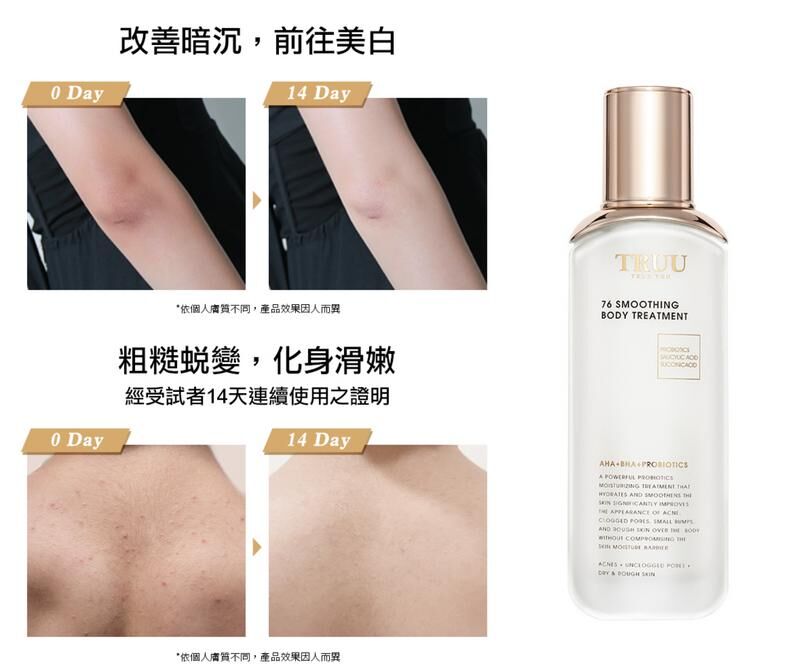 TRUU酵母水楊酸身體乳120ml