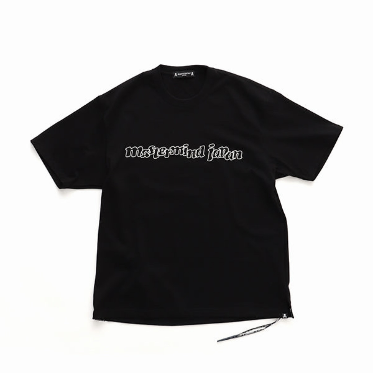 MASTERMIND JAPAN MMJ FOAMY SS TEE REGULAR FIT 骷髏 空心字體 短T 黑 -MJ25E15-TS121