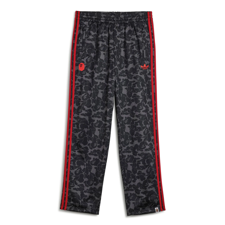 【 adidas x Bape FIREBIRD TRACK PANT 聯名運動長褲 - 黑 】