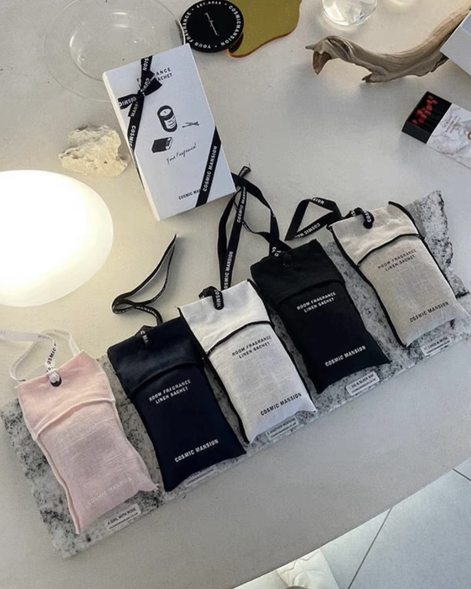 <韓國連線>COSMIC MANSION 亞麻香氛袋 擴香包 香包 香氛 共5款