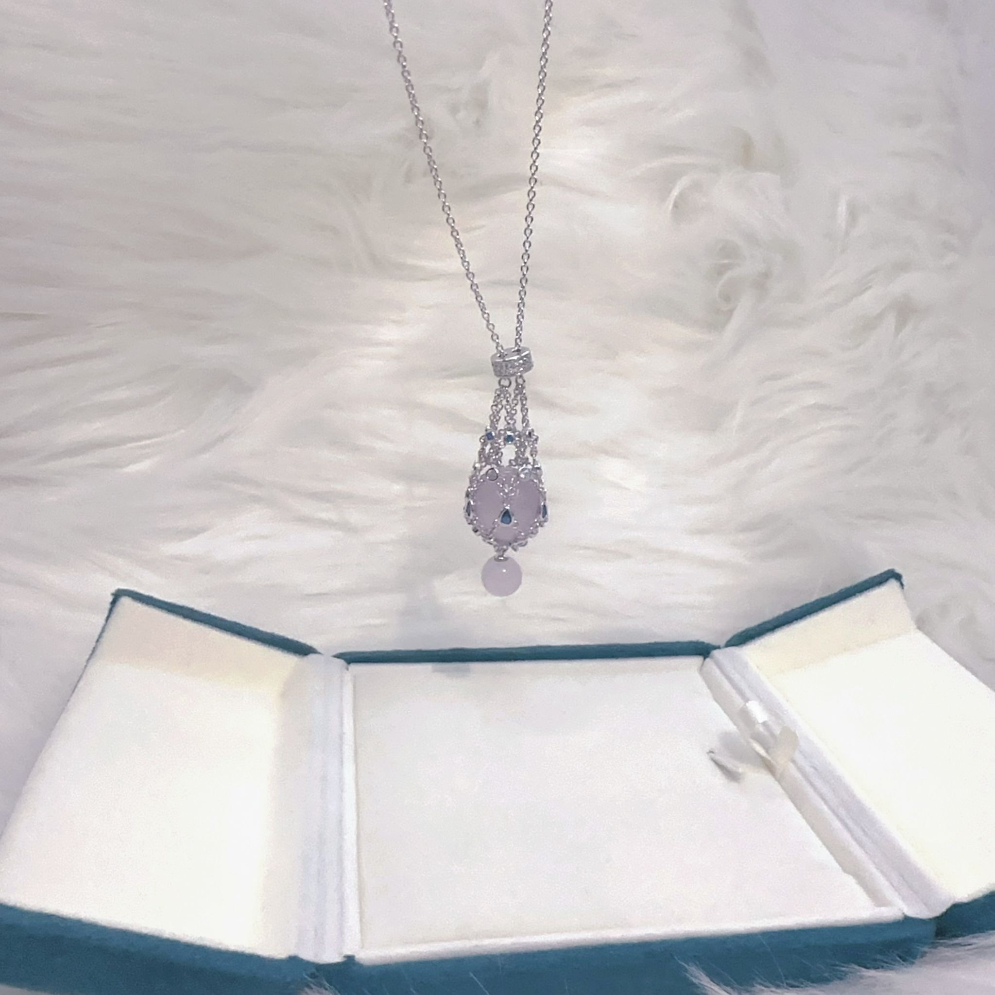 【直播】BL091138 熱氣球款紫玉髓頸鏈