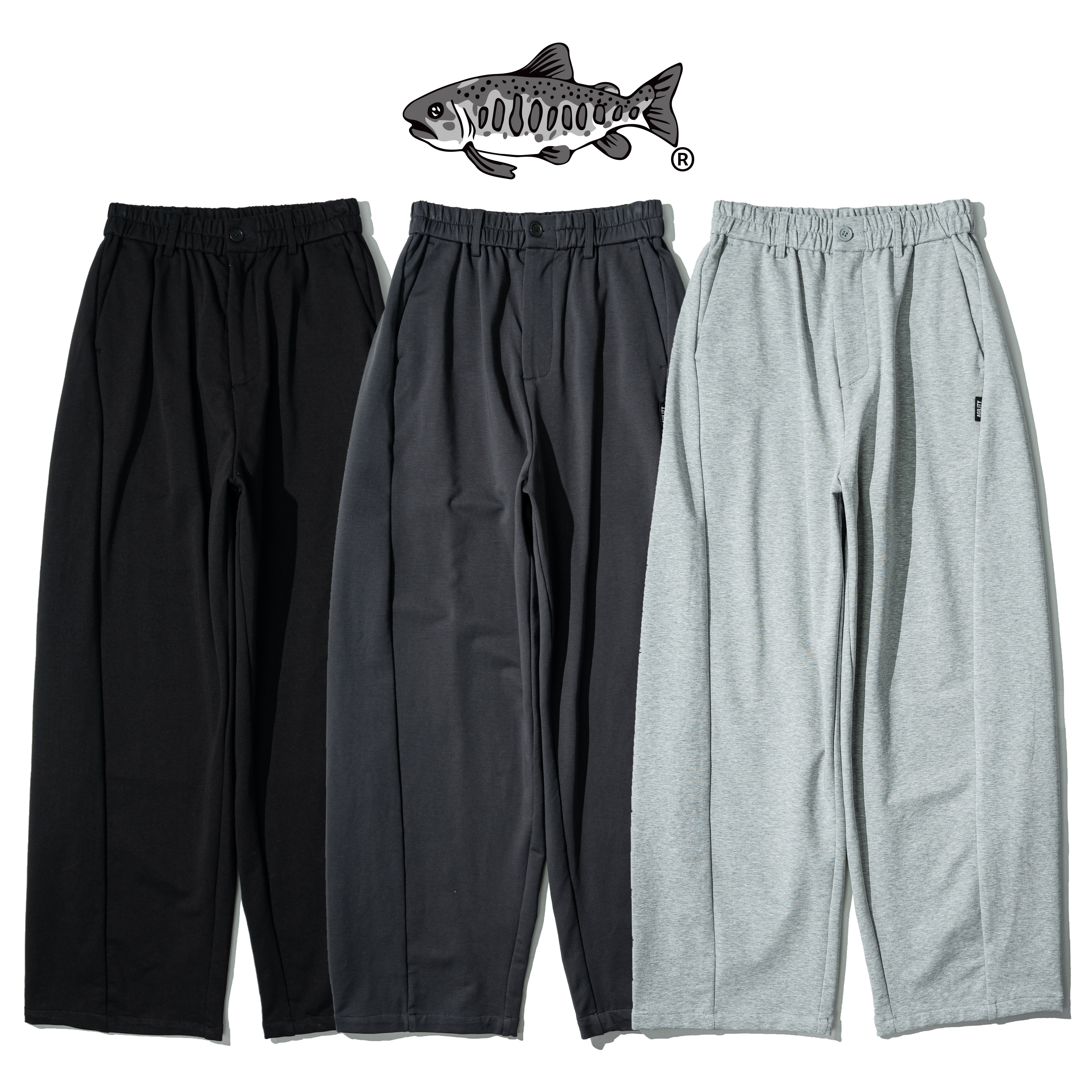 AGILITY Curved Cotton Pants 剪裁闊腿 彎刀棉褲 [P68S]