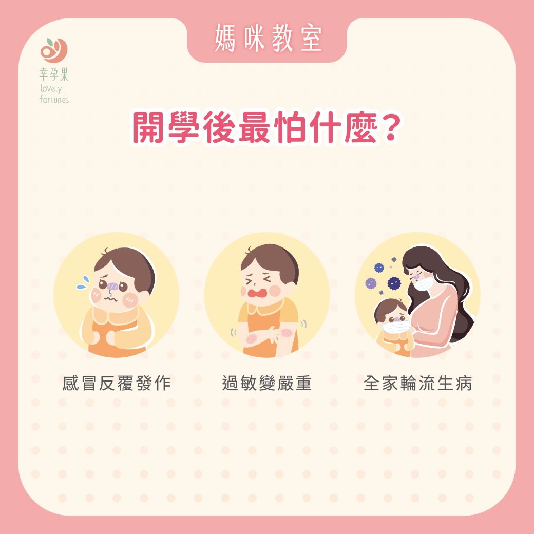 幸孕果媽咪教室 開學了！腸道健康顧得好，防護病毒沒煩惱～