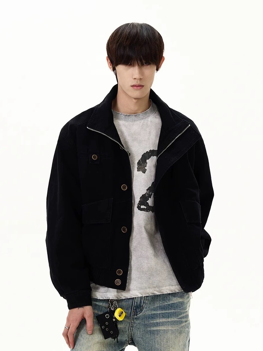 - SIMPLEACTION - 美式vingate帆布工裝外套