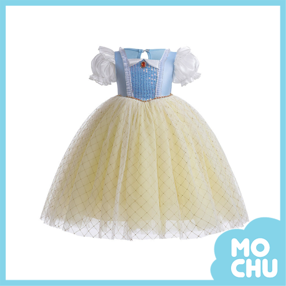 格紋白雪澎裙洋裝