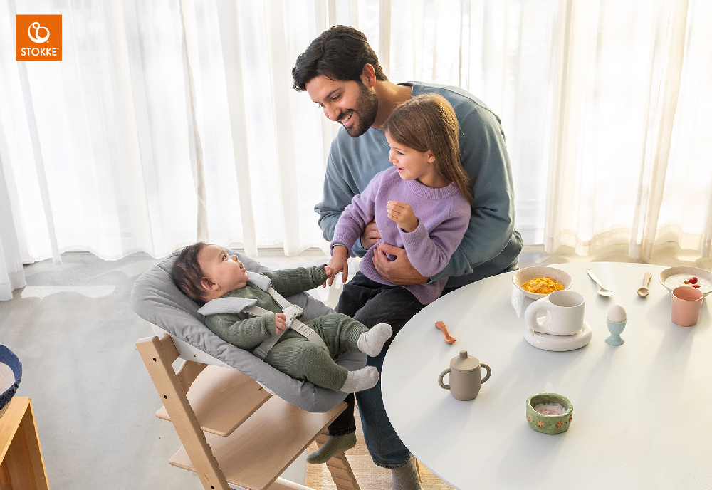 Stokke–Tripp Trapp 初生嬰兒套件組,38度斜角,五點式安全帶,網狀透氣底座
