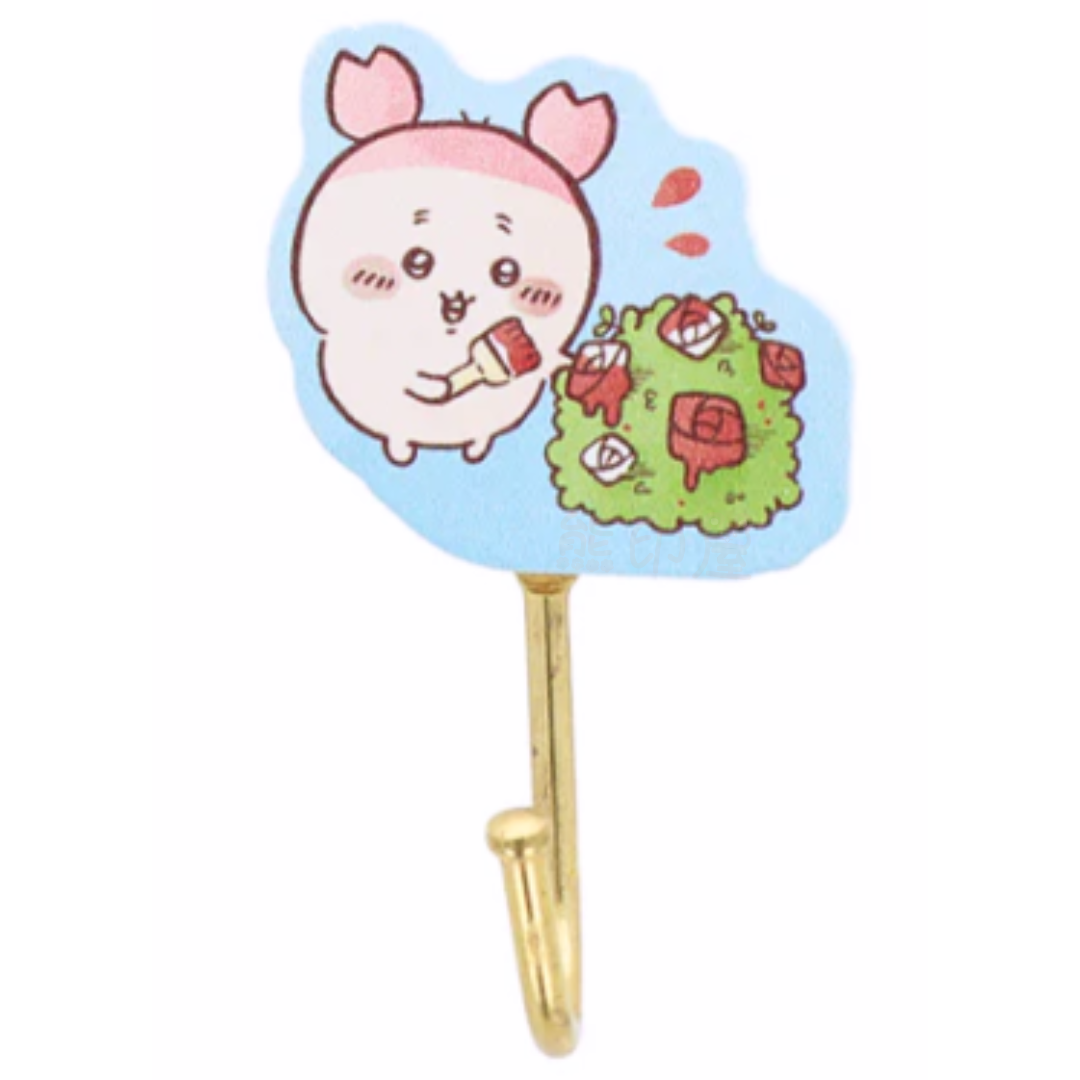 Chiikawa古本屋小螃蟹仙境款木製磁鐵掛鉤