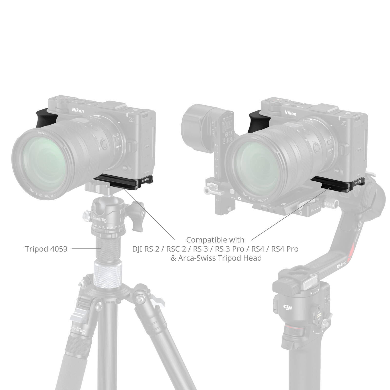 SmallRig 5466 Nikon ZR L-Shaped Mount Plate - Rainbow