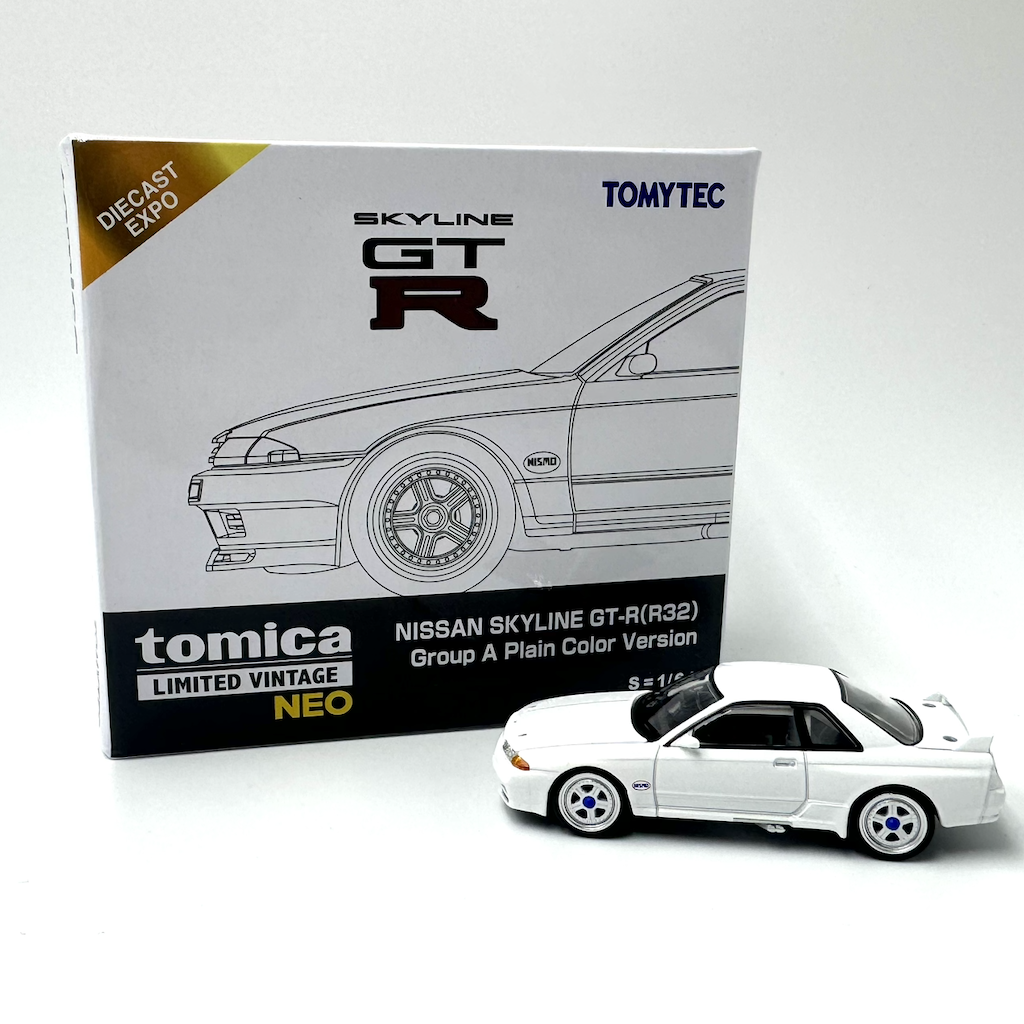 【現貨】Tomytec LV-N Nissan Skyline GT-R(R32) Group A Plain Color Ver. White