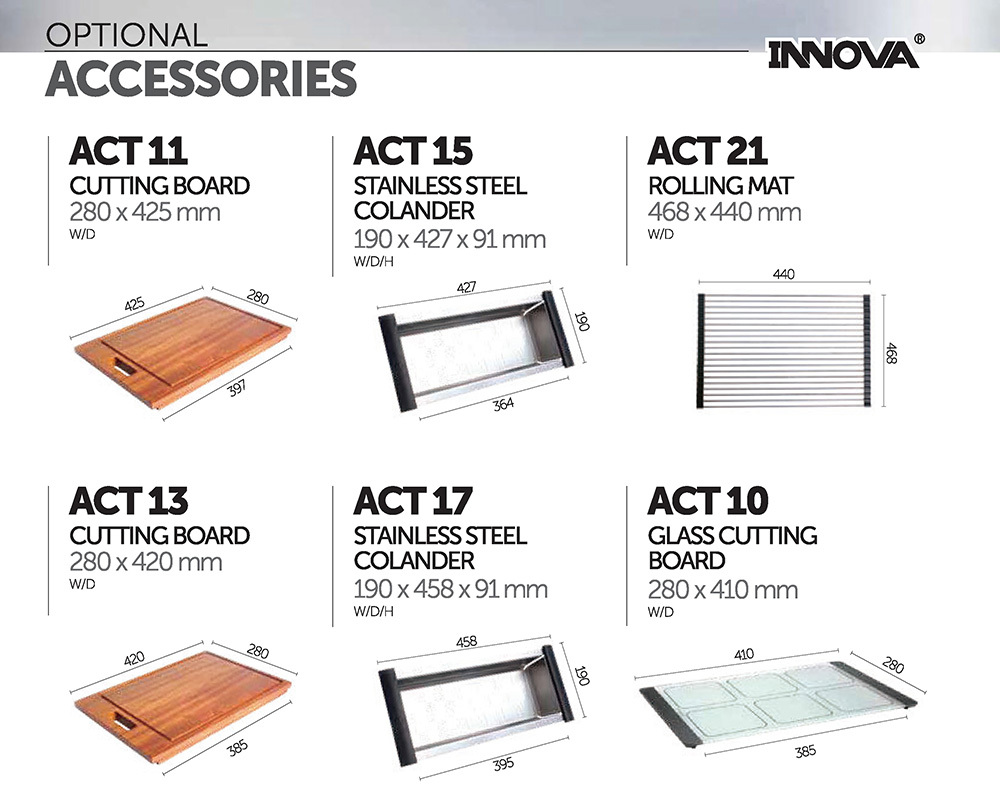 innova 316 不鏽鋼 廚房 鋅盤配件
