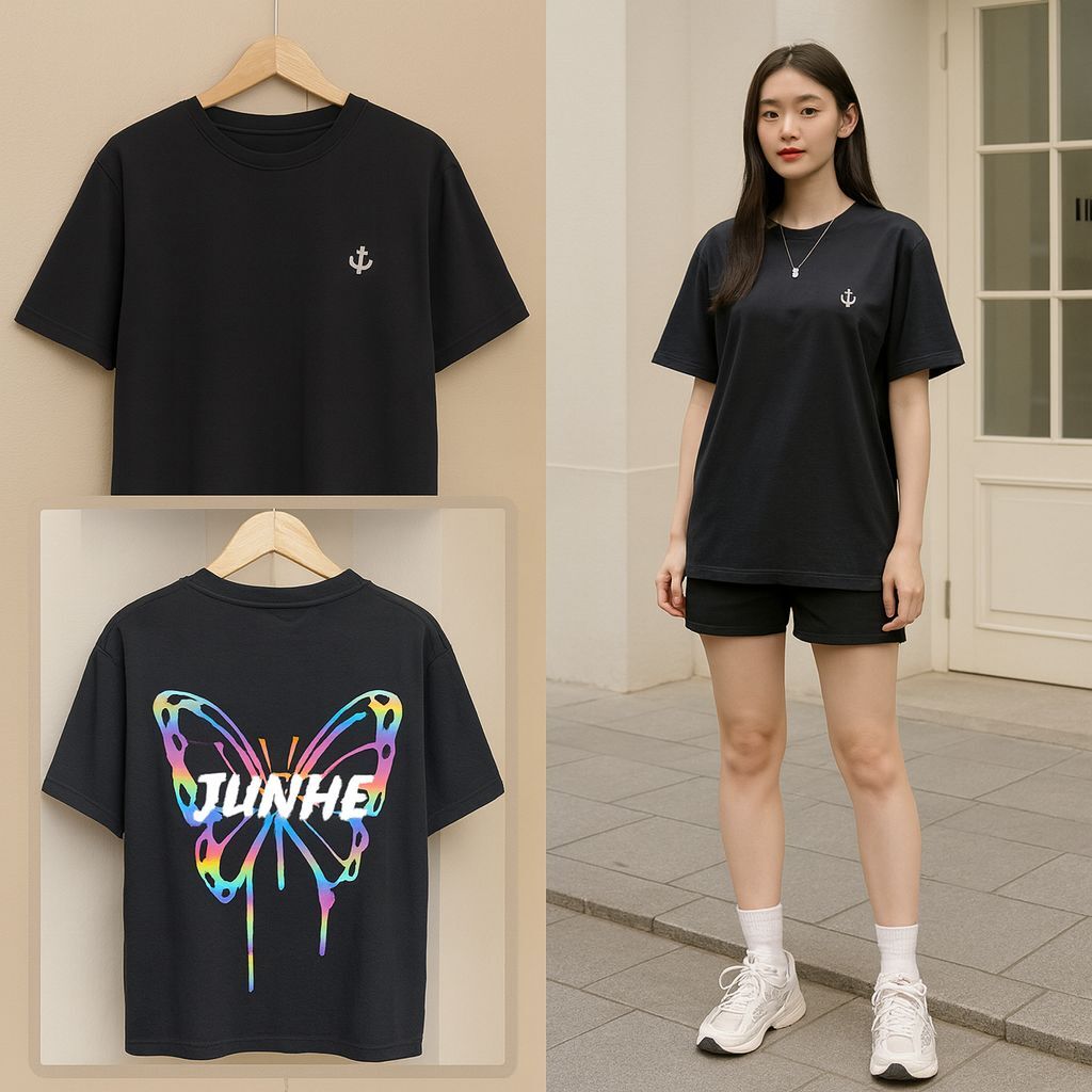 【預購】AKR091509 CARLOS JUNHET 鐳射反光短袖上衣