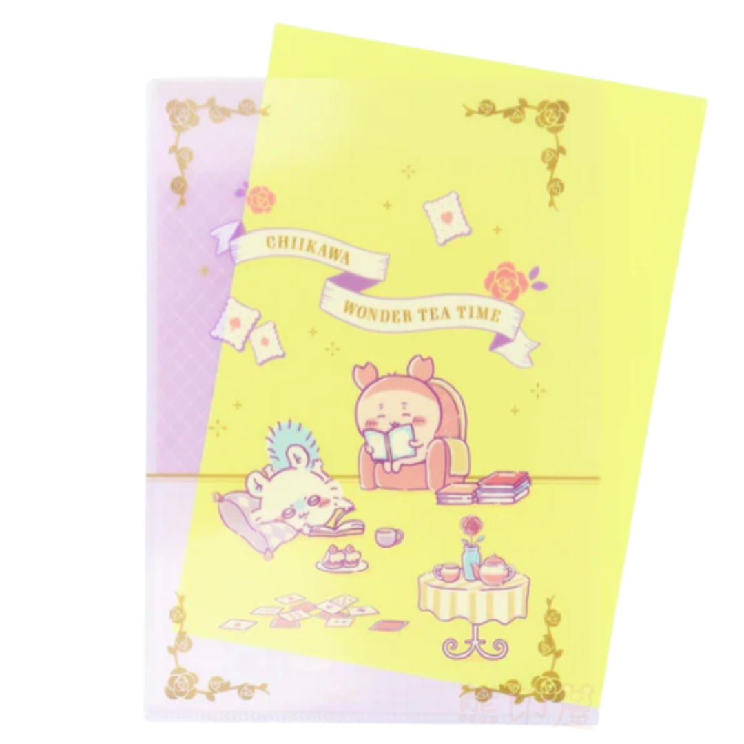 日本Chiikawa飛鼠古本屋小螃蟹下午茶A4 文件file日本製