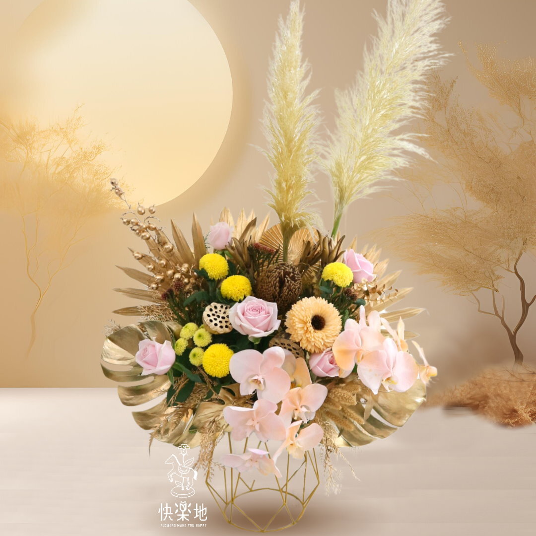 中秋送禮,中秋節花禮,中秋送花,中秋節,禮籃,月亮燈,花籃,花盒,月球燈,鮮花