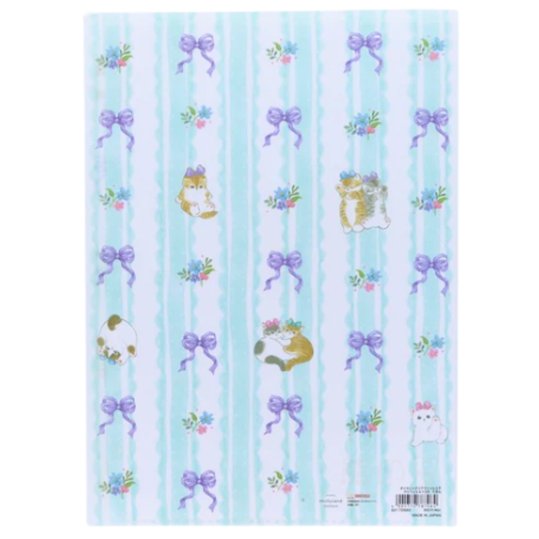 日本Mofusand貓貓蝴蝶結蕃絲款 A4 文件 file日本製