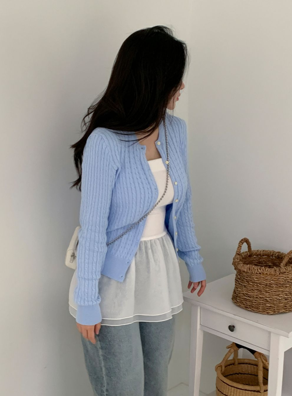 Ralph Lauren Polo Kids Cotton Cardigan(Sky Blue)