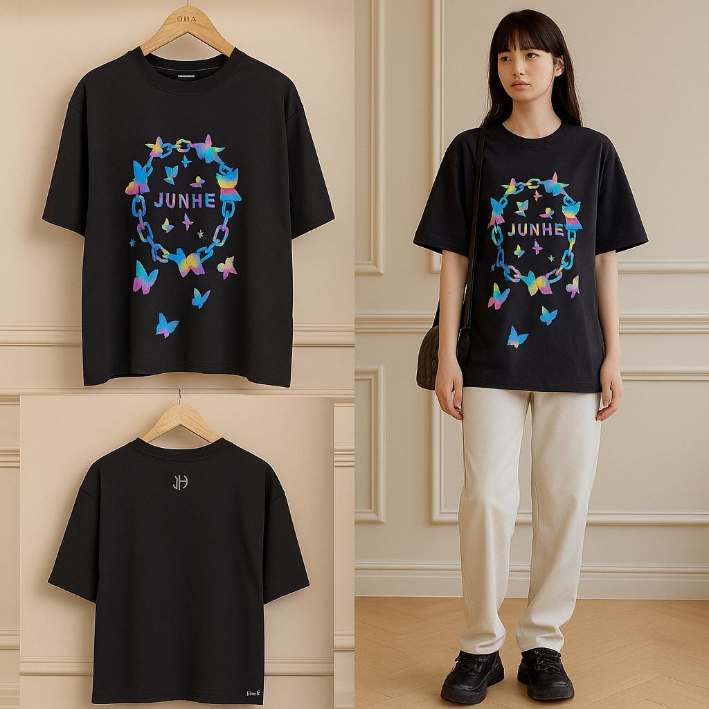 【預購】AKR091510 CARLOS JUNHET 鐳射反光短袖上衣