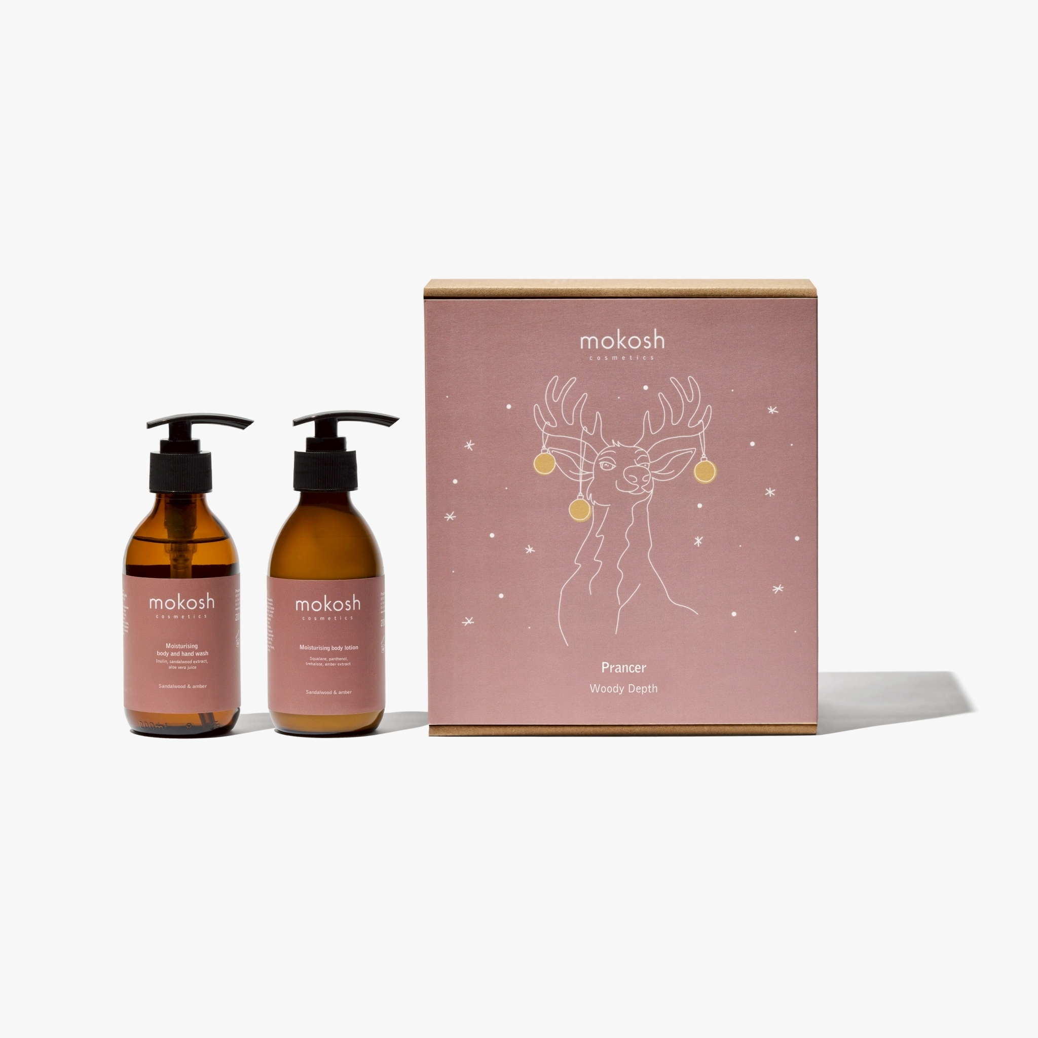 琥珀檀香沐浴禮盒｜波蘭 Mokosh 莫科甚