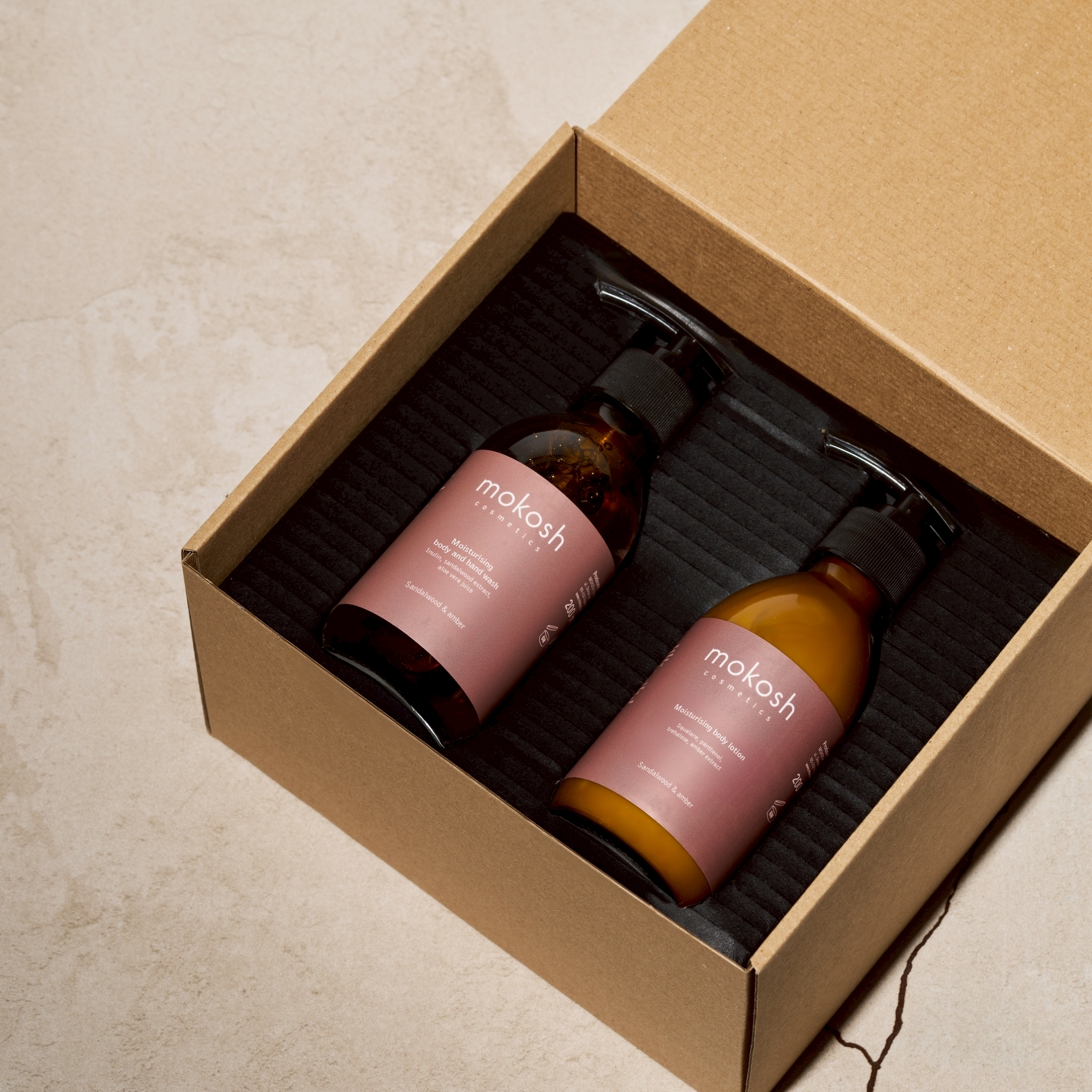 琥珀檀香沐浴禮盒｜波蘭 Mokosh 莫科甚