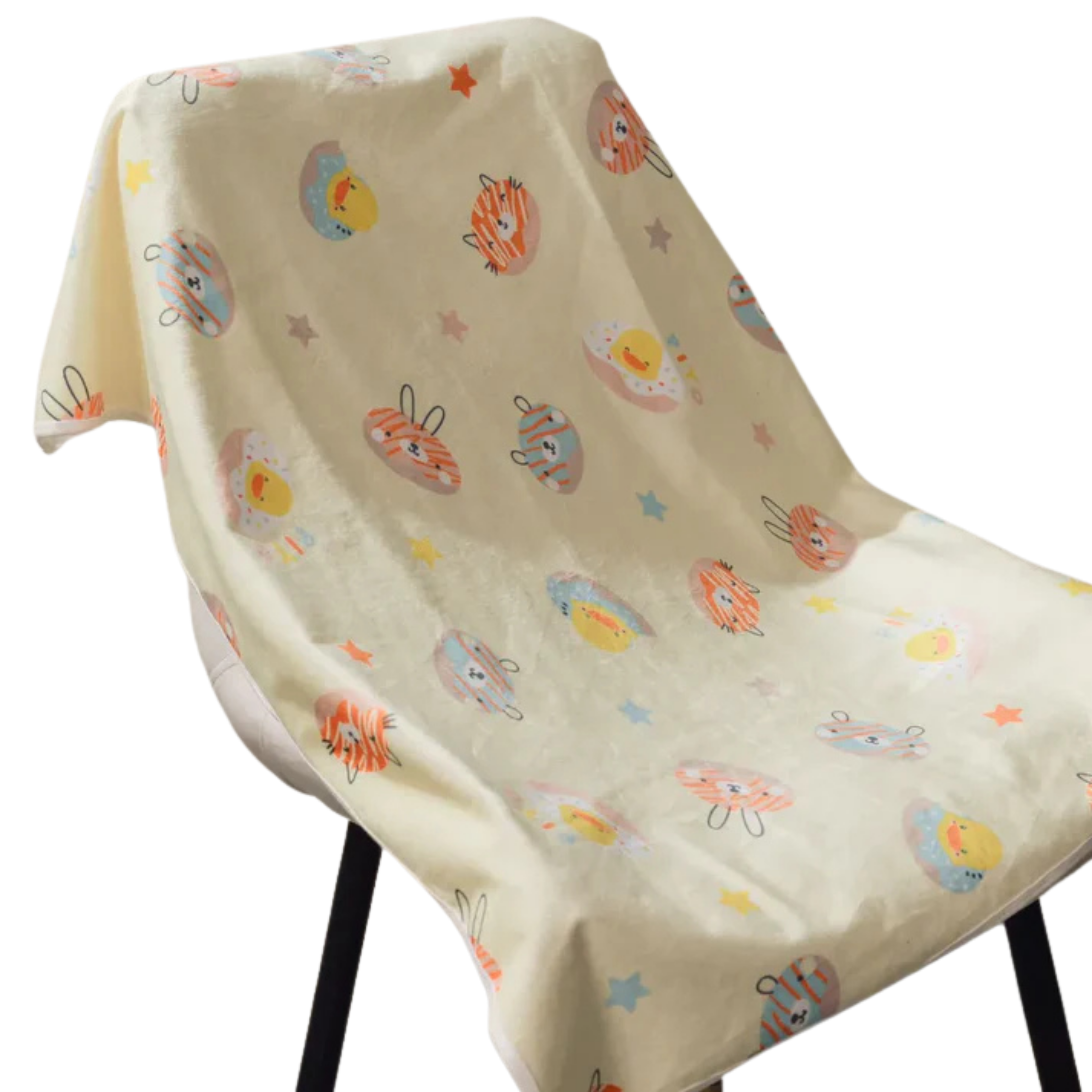 黃色小鴨 親膚多功能隔水毛巾墊