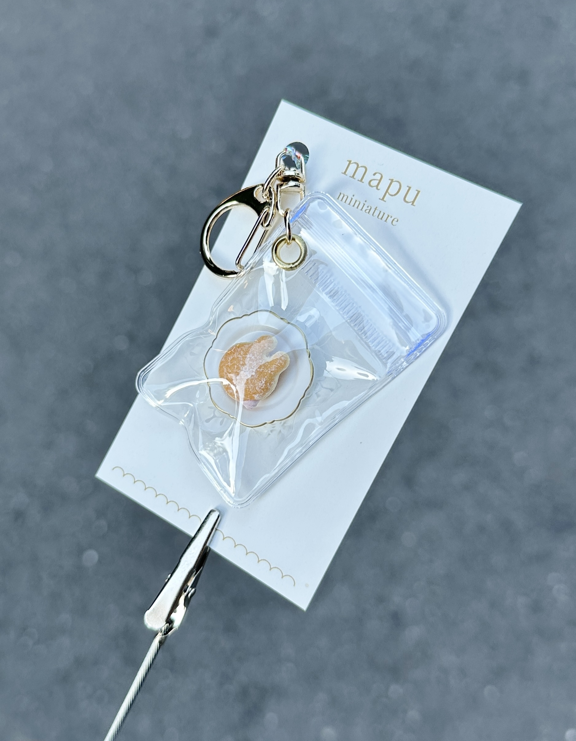 [mapu] 兔子生甜甜圈吊飾 | NO.20