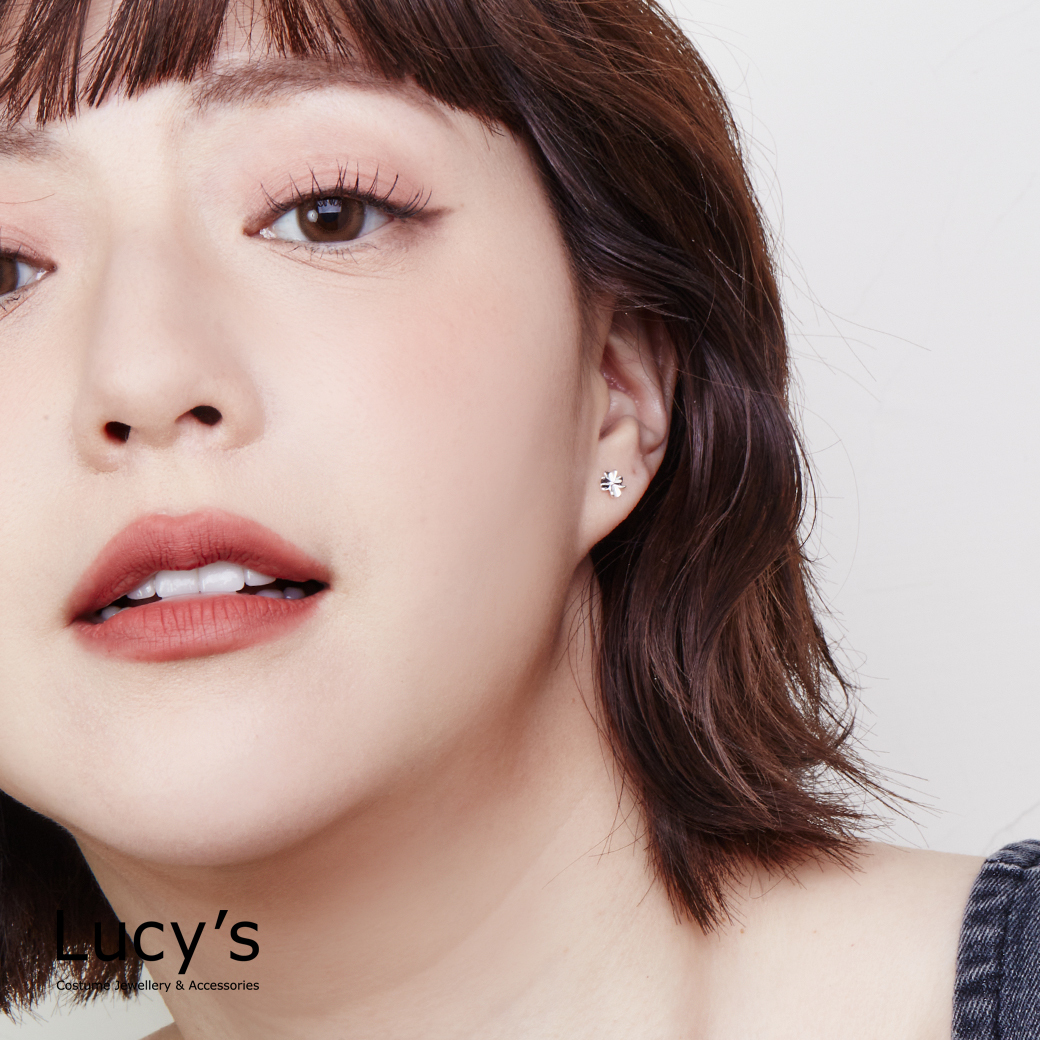 *925純銀〔輕銀系列〕小幸運 耳環 (126461)