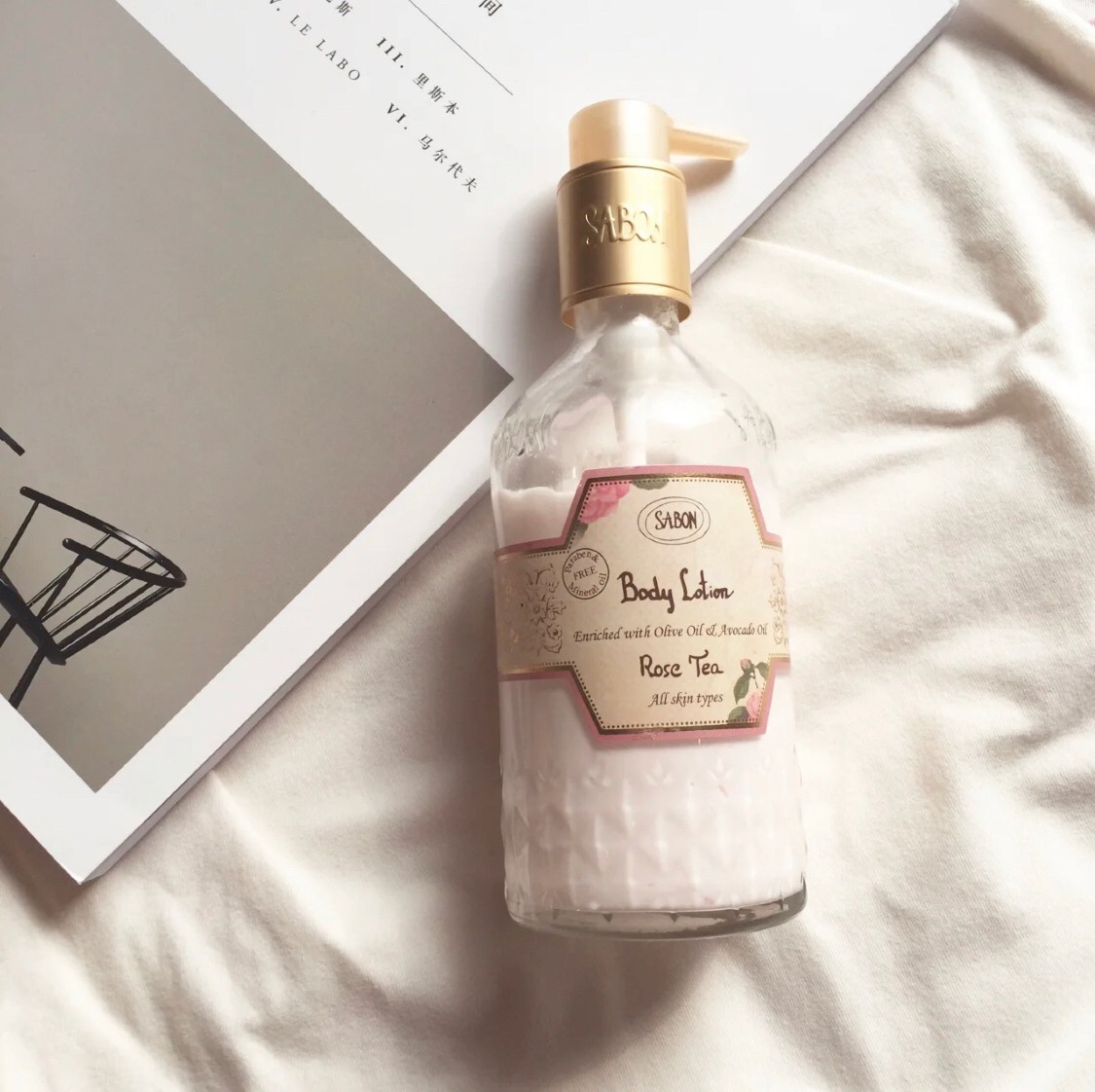 【SABON】 以色列綠玫瑰身體乳 200ml