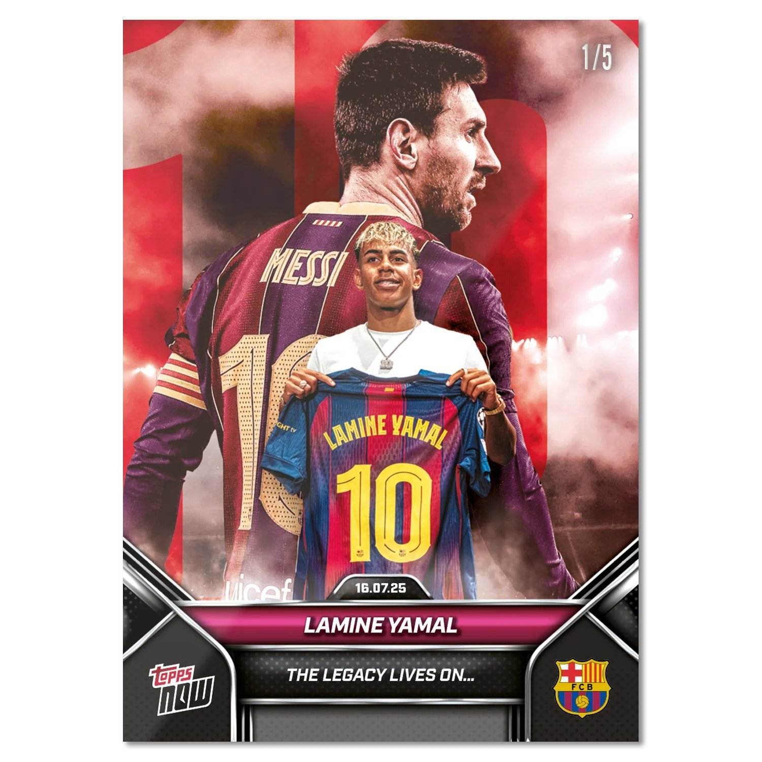 2025 FC Barcelona Topps NOW 巴塞隆納 新星接班球員卡