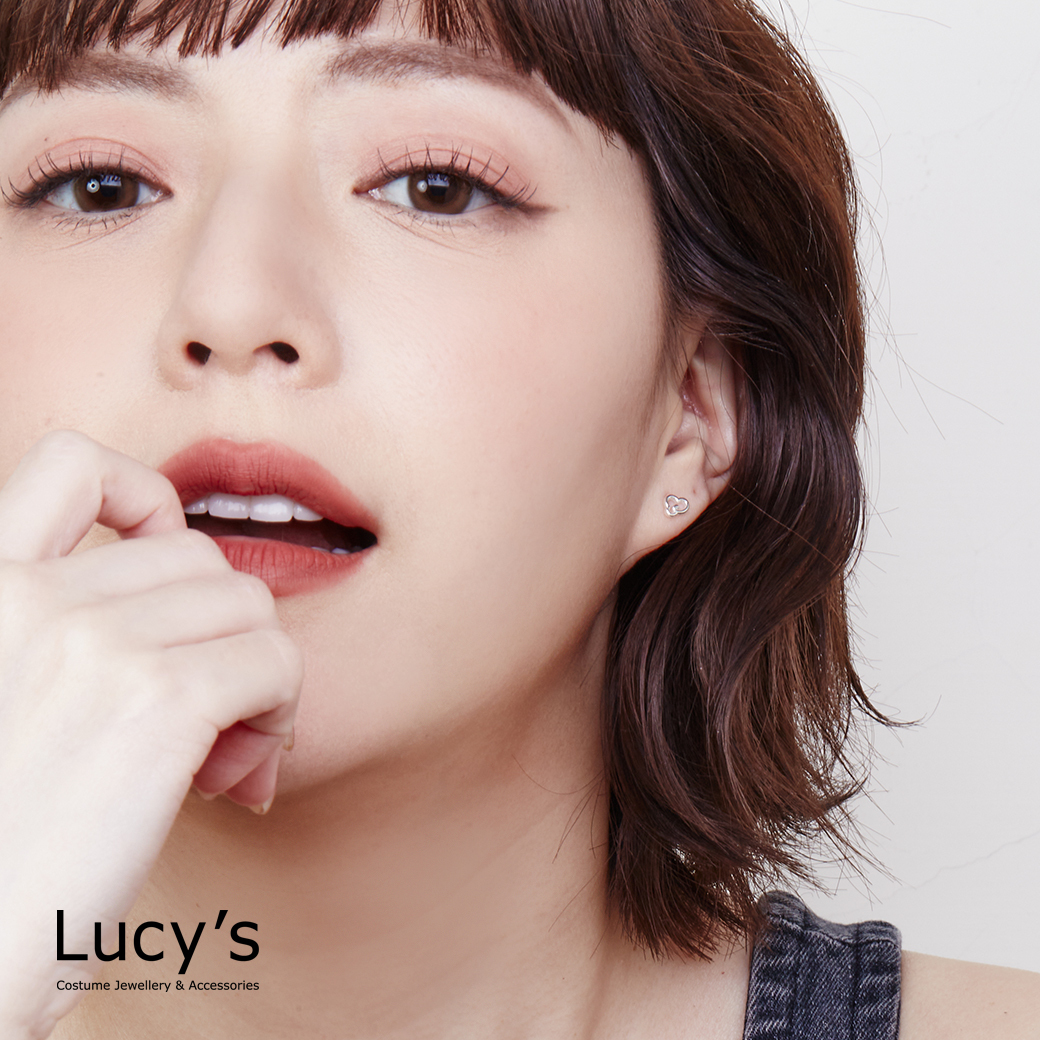 *925純銀〔輕銀系列〕小雲朵 耳環 (126455)